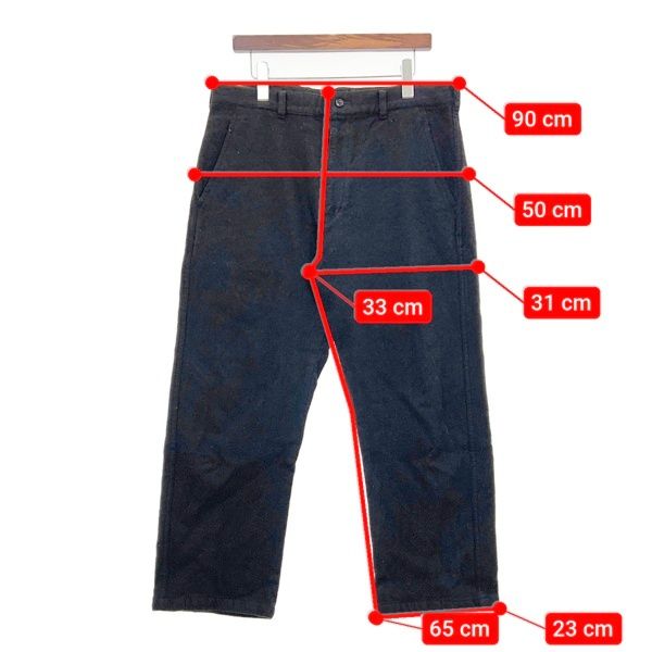 COMME des GARCONS HOMME スラックス 90s 田中オム 未使用☆田中オム☆COMME des GARCONS☆90s☆スラックス パンツ