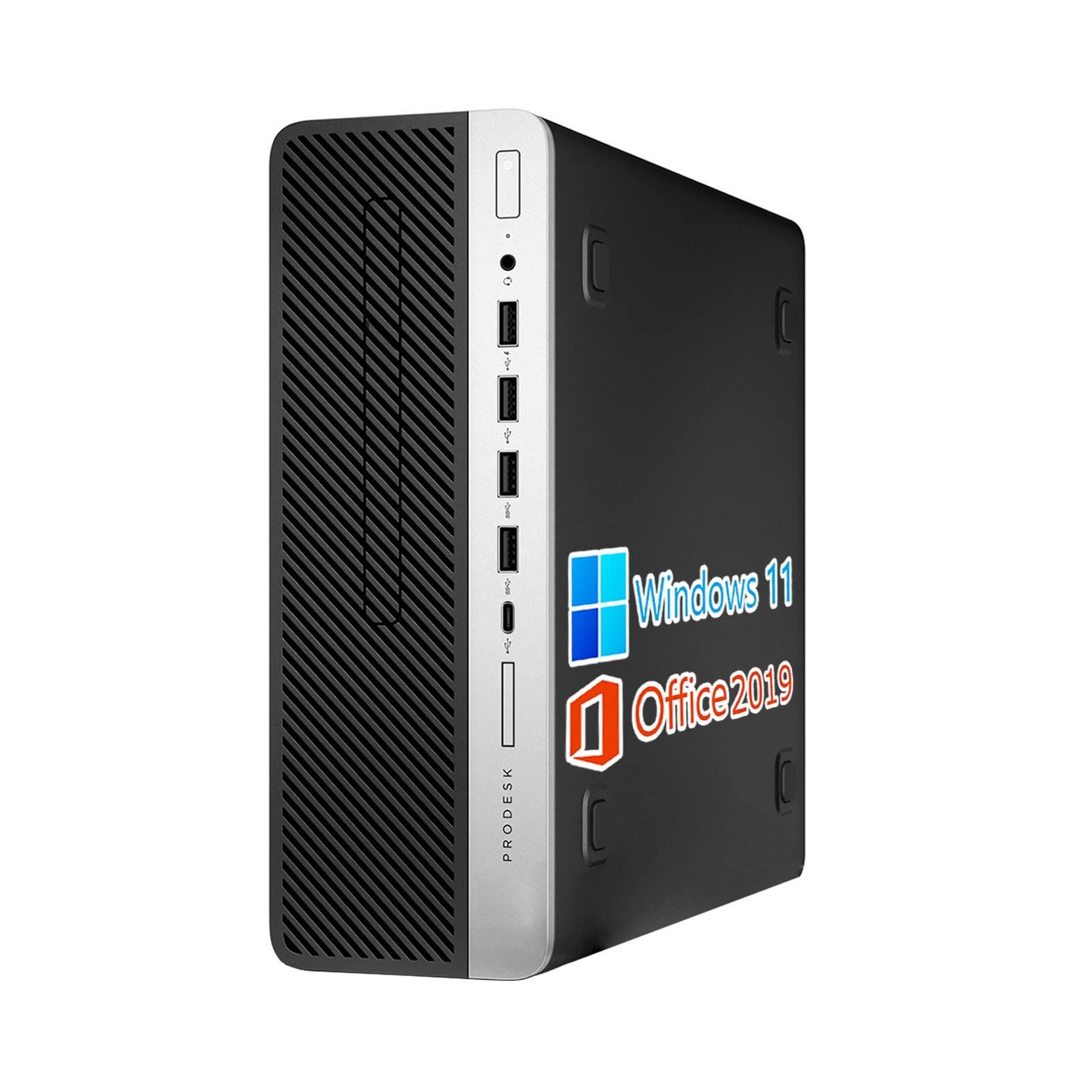 【人気商品】デスクトップPC 600G3/Win 11 Pro/MS エイチピー Office Hu0026B 2019/Core i5-7500/wajunのWIFI/Bluetooth/16GB/1TB SSD (整備済み品)
