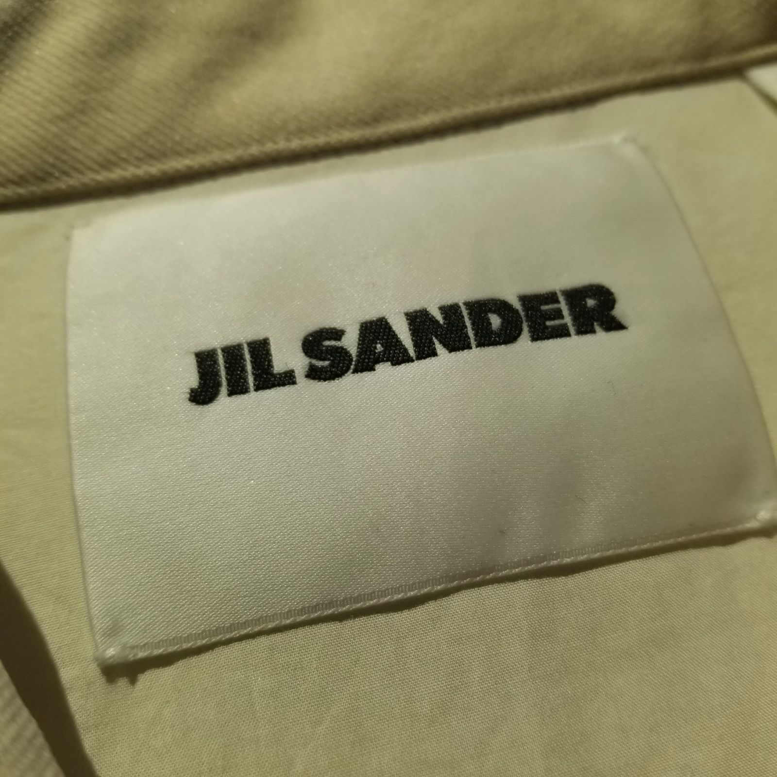 JIL SANDER 20aw ポリエステルサージシャツ 38 ジルサンダー