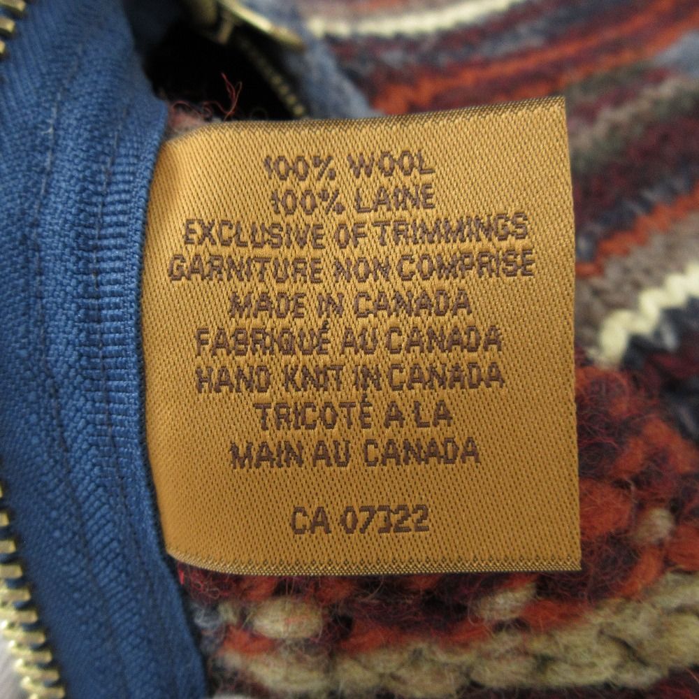 美品 CANADIAN SWEATER カナディアンセーター ウール100％ 配色