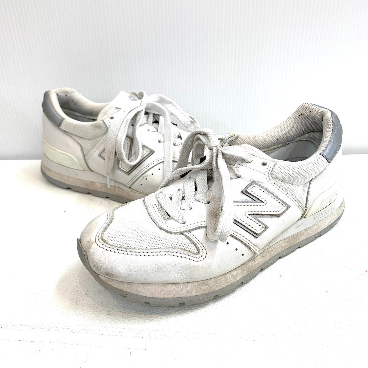 new balance ニューバランス USA製 スニーカー VIBRAM製ソール 白 
