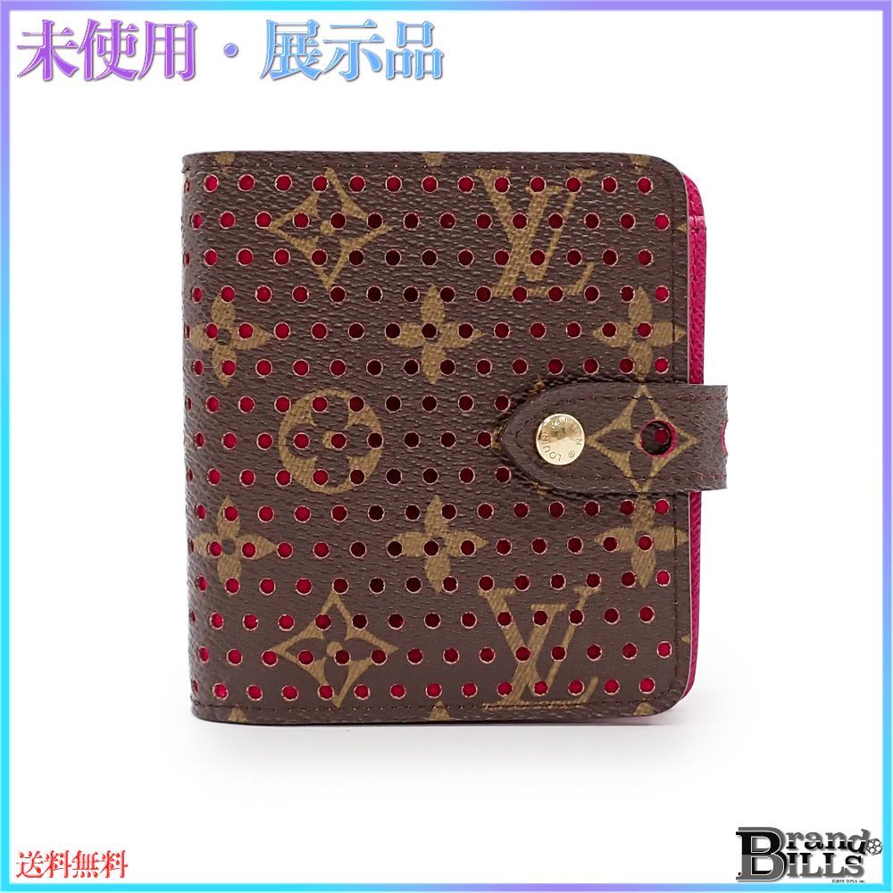 ルイヴィトン　モノグラム・ペルフォ コンパクト・ジップ フューシャ 楽天市場】【財布】LOUIS VUITTON ルイ ヴィトン モノグラムペルフォ