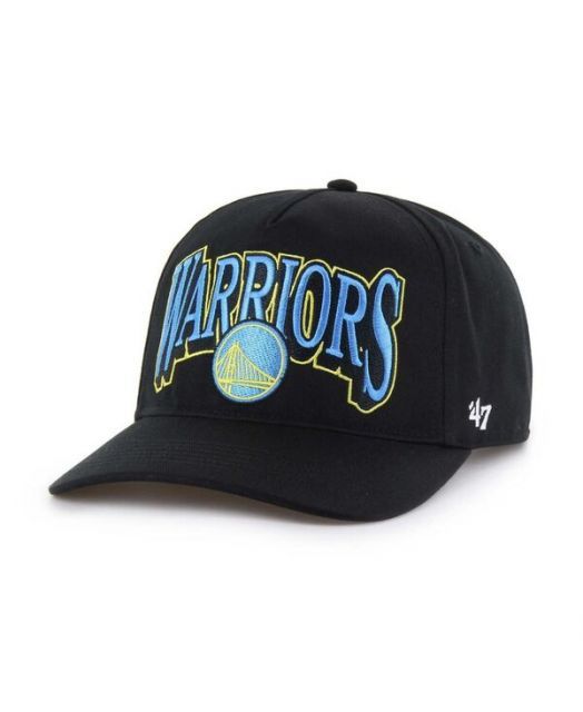 送料無料 47ブランド メンズ 帽子 アクセサリー Men s Black G en State Warriors Every Time Past Champs Hitch Adjustable Hat Black