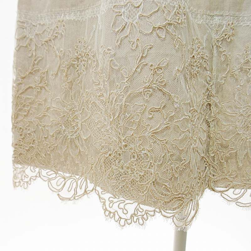フォクシー FOXEY 美品 近年 40227 Linen Dress リネン 麻