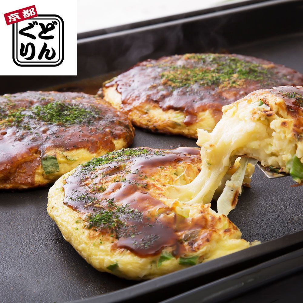 食品 「京都どんぐり」 京野菜の入った京風お好み焼きセット (3種・計6