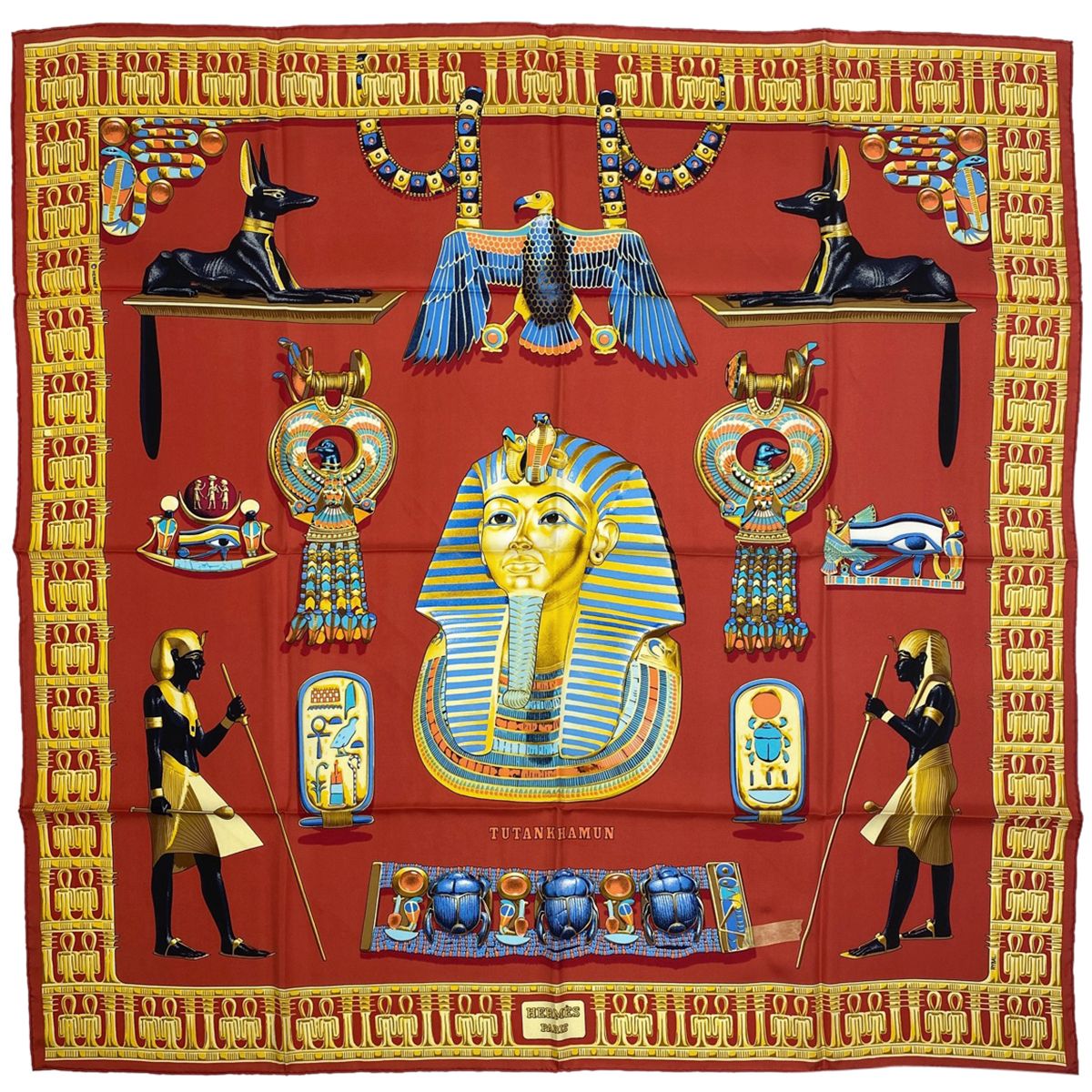 エルメス HERMES カレ 90 TUTANKHAMUN ツタンカーメン エジプト