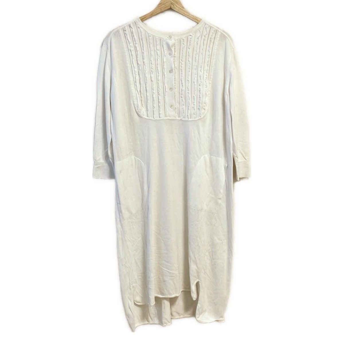 Drawer ドゥロワー ワンピース レディース - 白 長袖|ロング