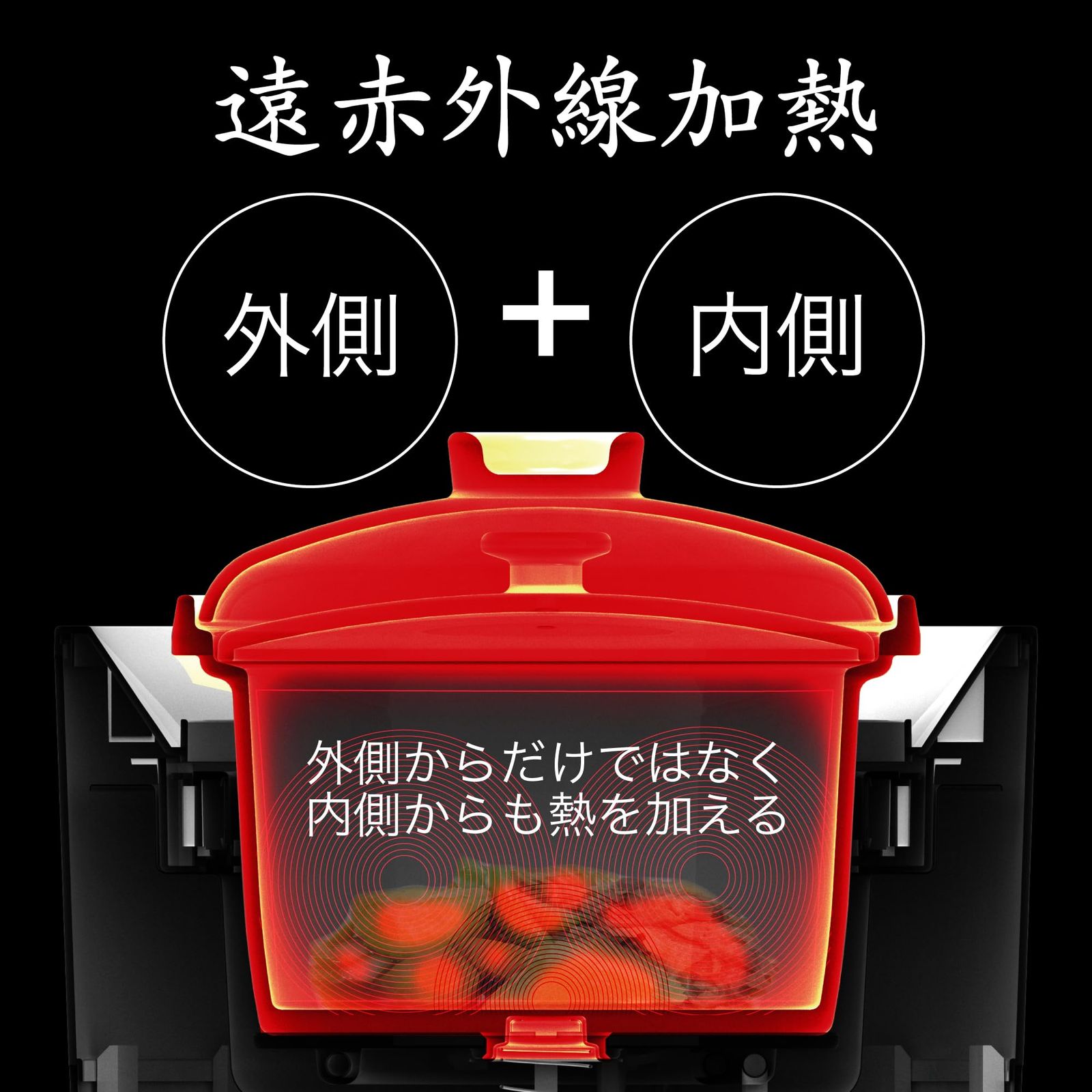 土鍋炊飯器 フッ素不使用 テフロン不使用 Amazon | 土鍋炊飯器 全自動炊飯 土鍋気分 【フッ素 テフロン不