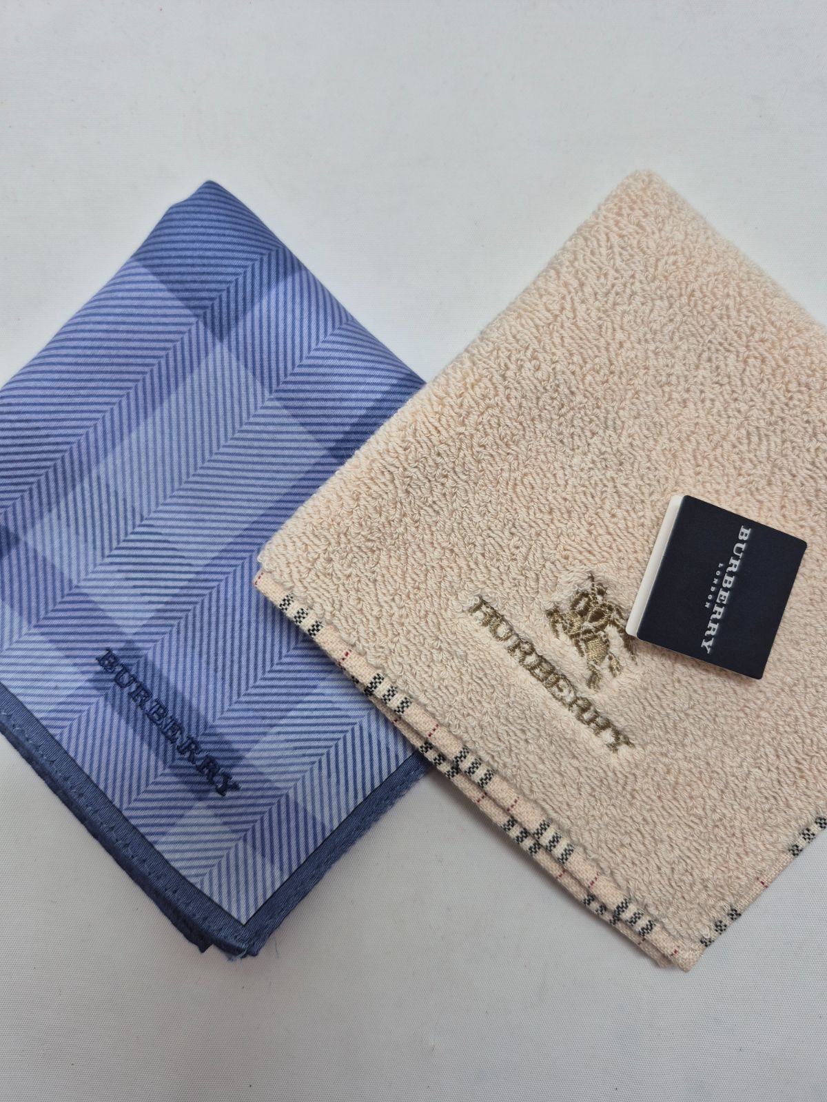 レア／BURBERRY ぬいぐるみ&タオルハンカチ箱入りセット新品 レア／BURBERRY ぬいぐるみ&タオルハンカチ箱入りセット新品