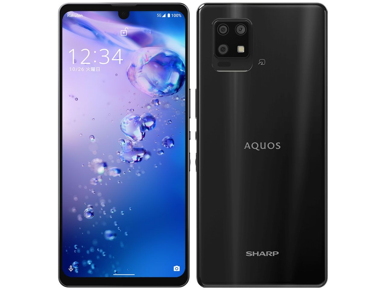 【送料無料】セイモバイル★楽天版SIMフリー AQUOS zero6 ブラック SH-RM18 本体 未使用品 白ロム