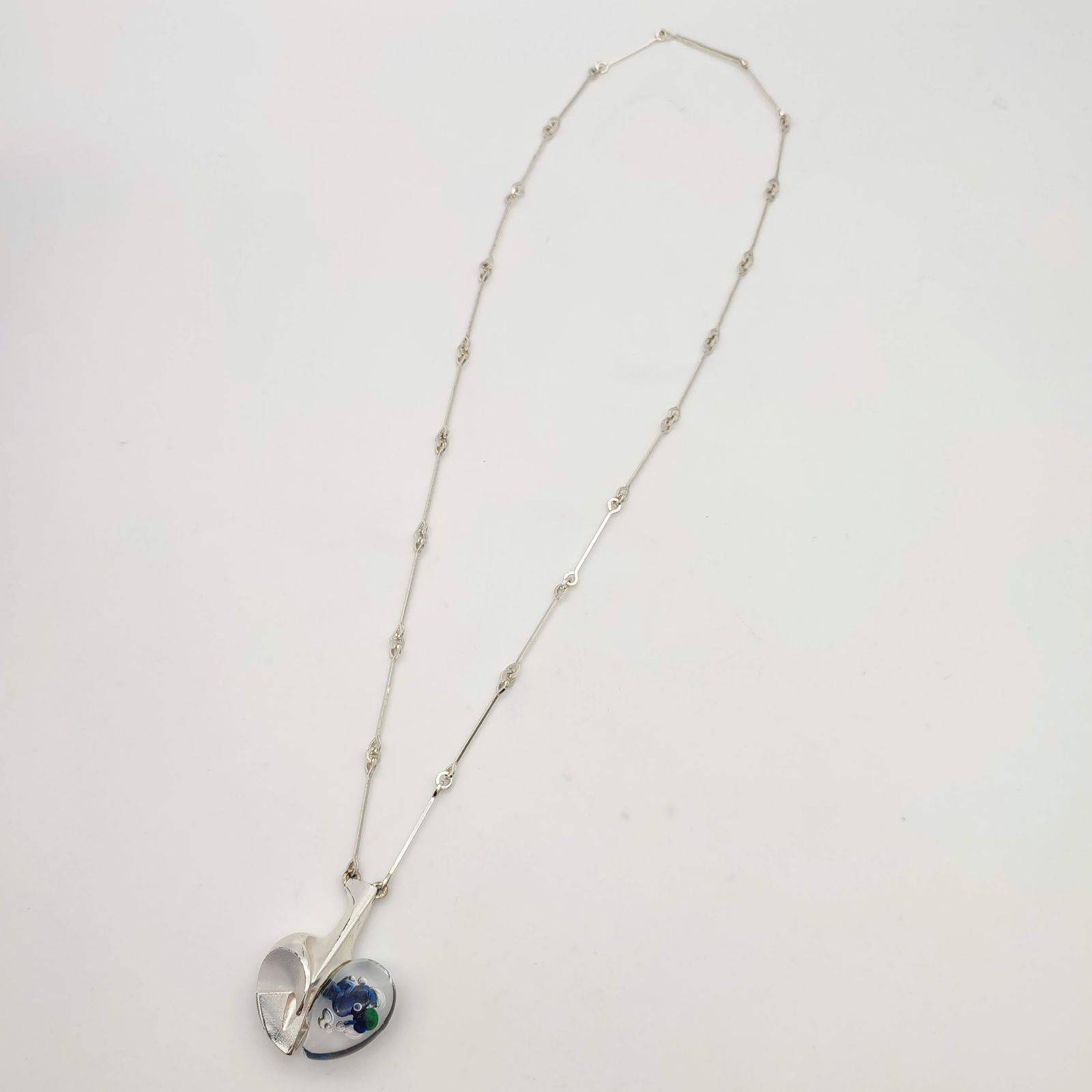 美品】LAPPONIA ラポーニア デザインネックレス シルバー925xアクリル