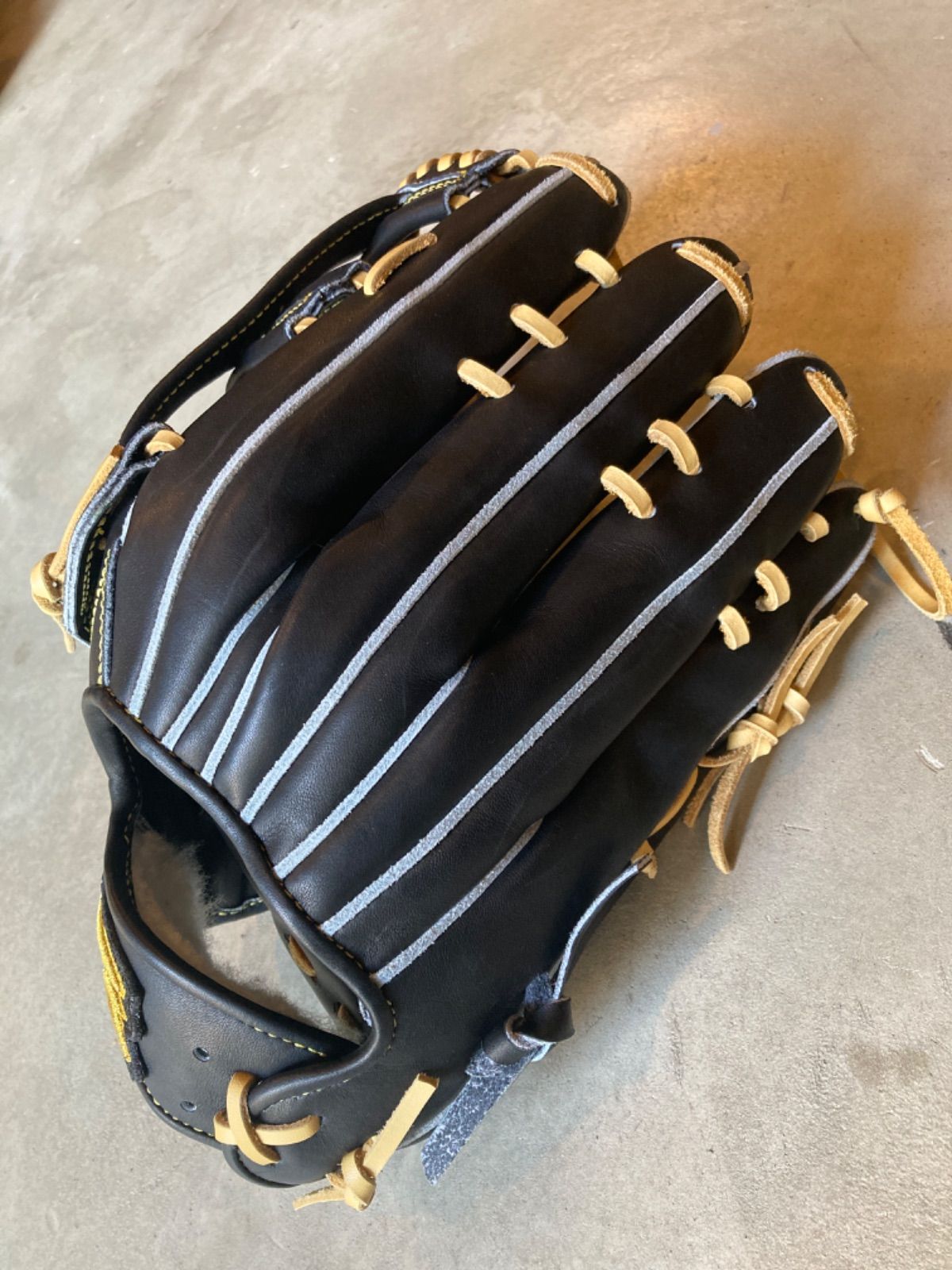 左投げ用【GS】硬式用グローブ ガッチリ掴み型 メーカー型付け済