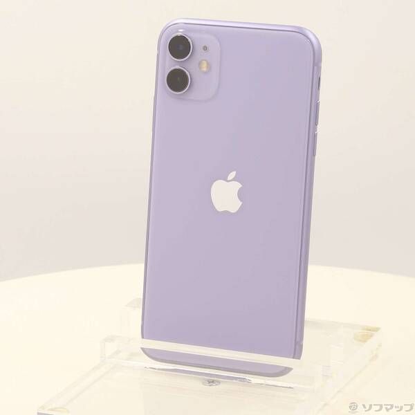 スマートフォン・携帯電話 〔品〕 iPhone11 128GB パープル MHDM3J／A