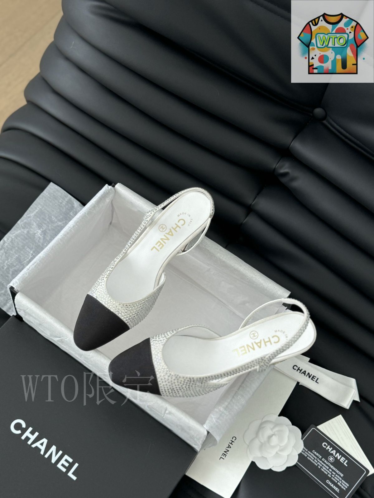 エレガントなパールの輝き♪【CHANEL】 スリングバックサンダル エレガントなパールの輝き♪【CHANEL】 スリングバックサンダル
