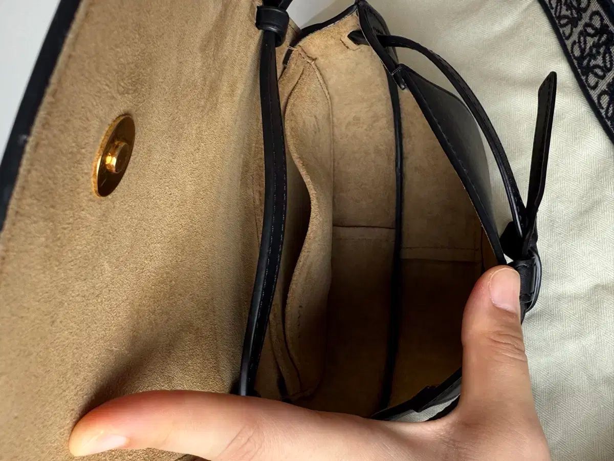 LOEWE ロエベ ゲートバッグ ミニ ブラック ジャカードストラップ DECORATOM_COM_BR