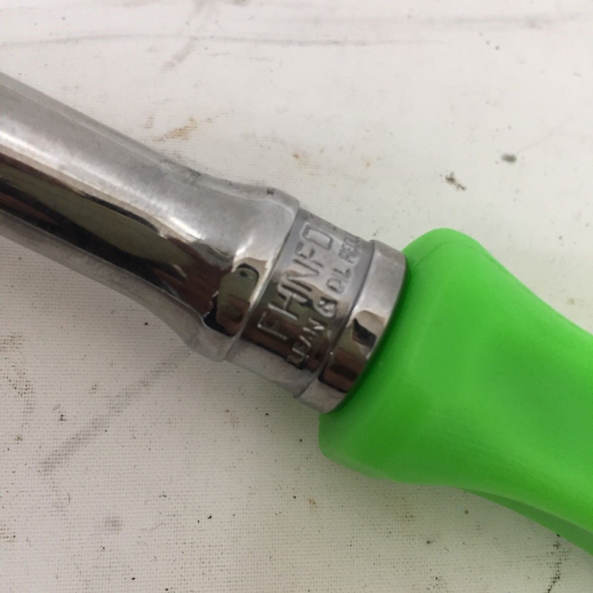 スナップオン　snap-on 3/8 スイベルラチェット FHNFD100 緑 Snap-on スナップオン 3/8SQ 樹脂グリップスイベルヘッド