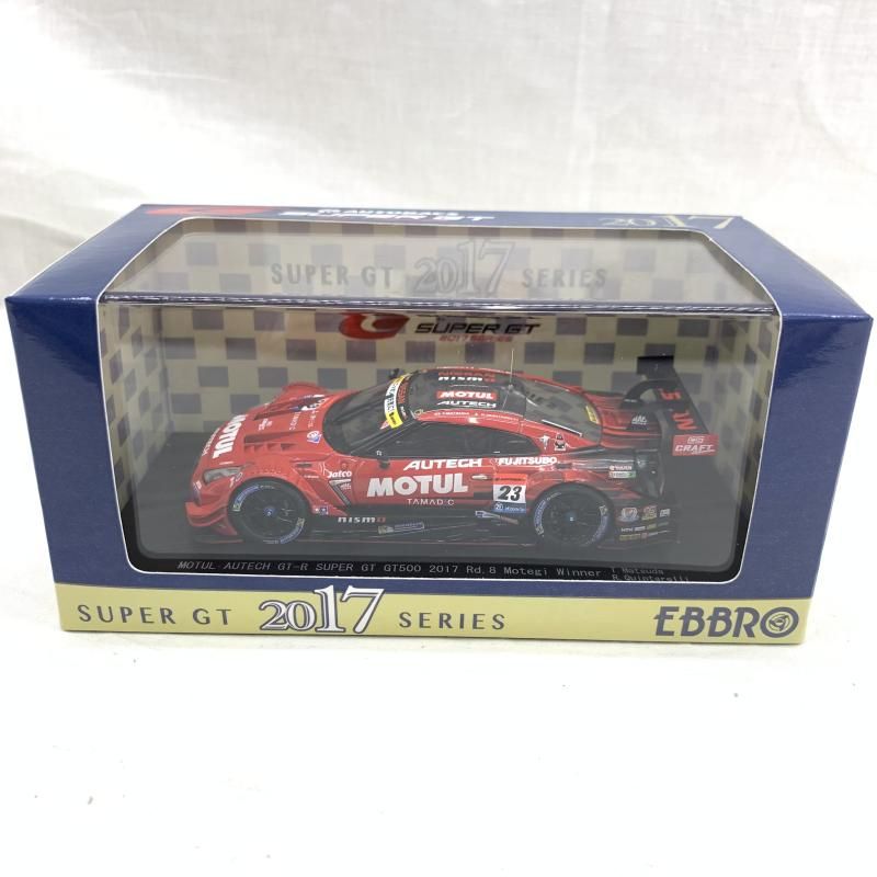 中古】1/43 エブロ MOTUL AUTECH GT-R SUPER GT GT500 2017 Rd.8
