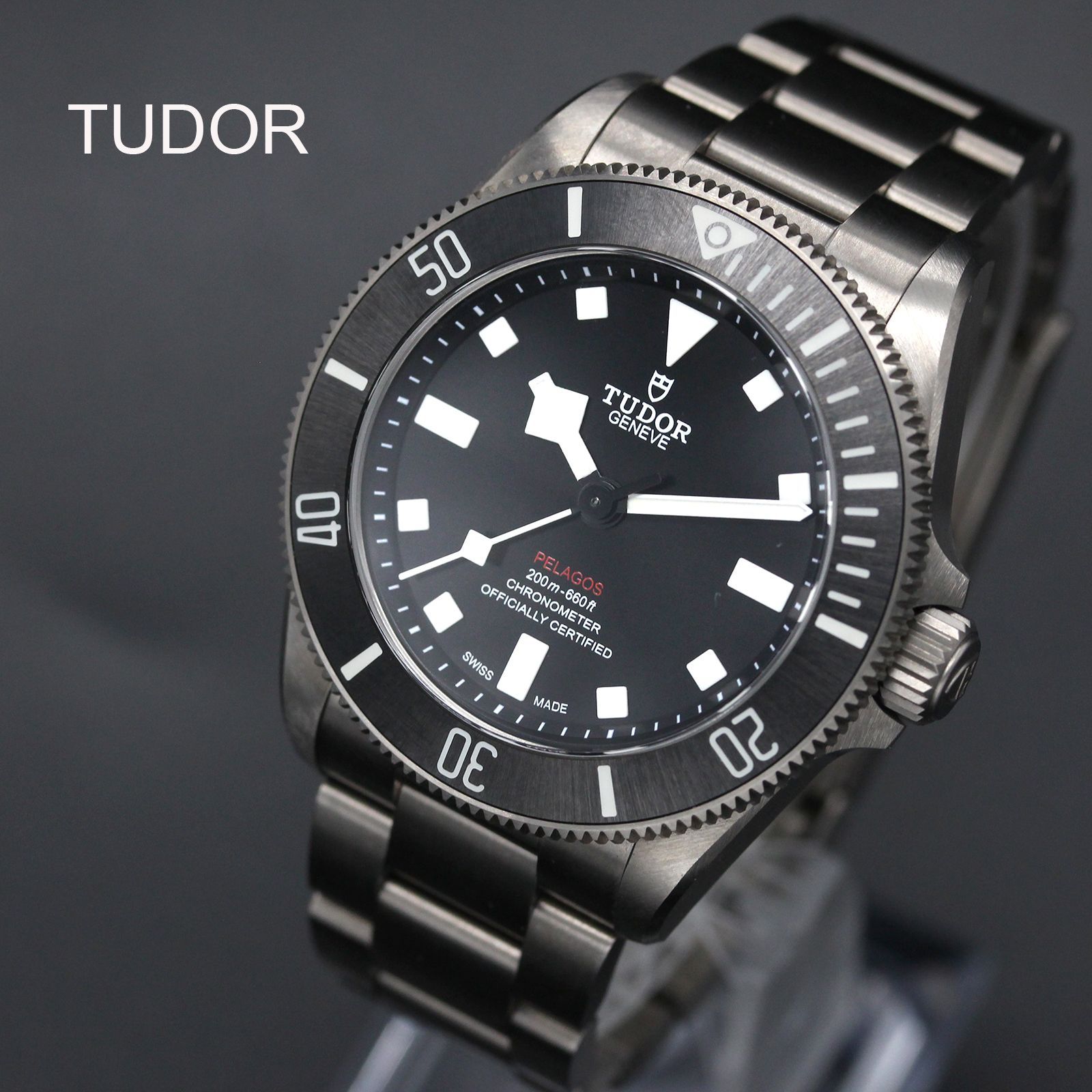 未使用品】 チューダー TUDOR ペラゴス 39 M25407N 箱 ギャラ 保証書 メンズ 男性 時計 腕時計 自動巻き オートマ チュードル -  メルカリ