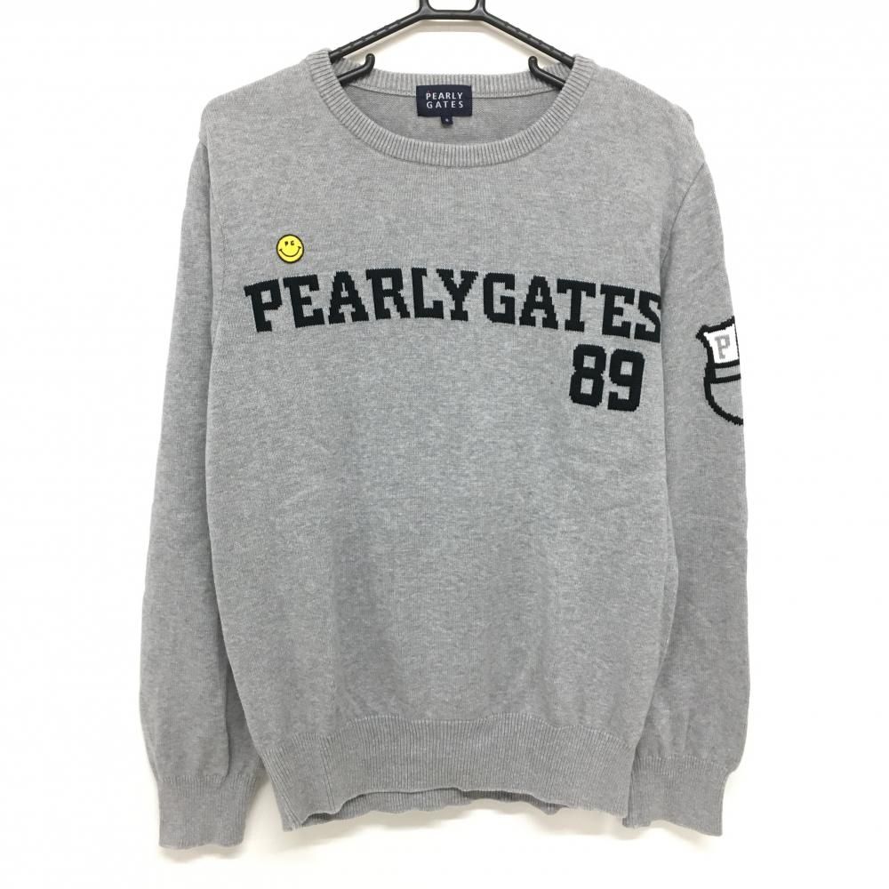 パーリーゲイツ ブラックニコちゃんフードニット 美品】パーリーゲイツ