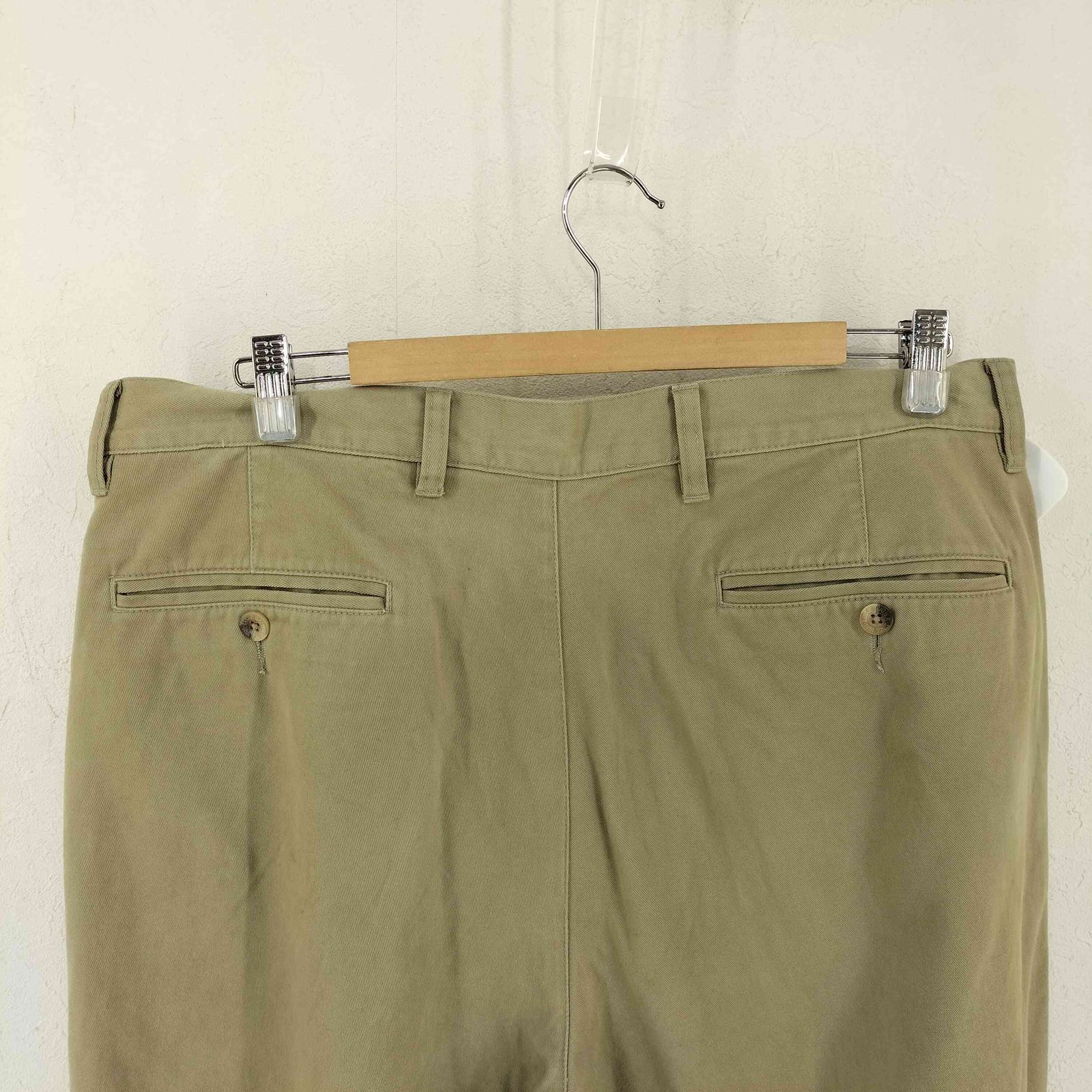 90s Eddie Bauer チノパン ツータック 白タグ ベージュ エディーバウアー Eddie Bauer 白タグ ツータック チノパンツ