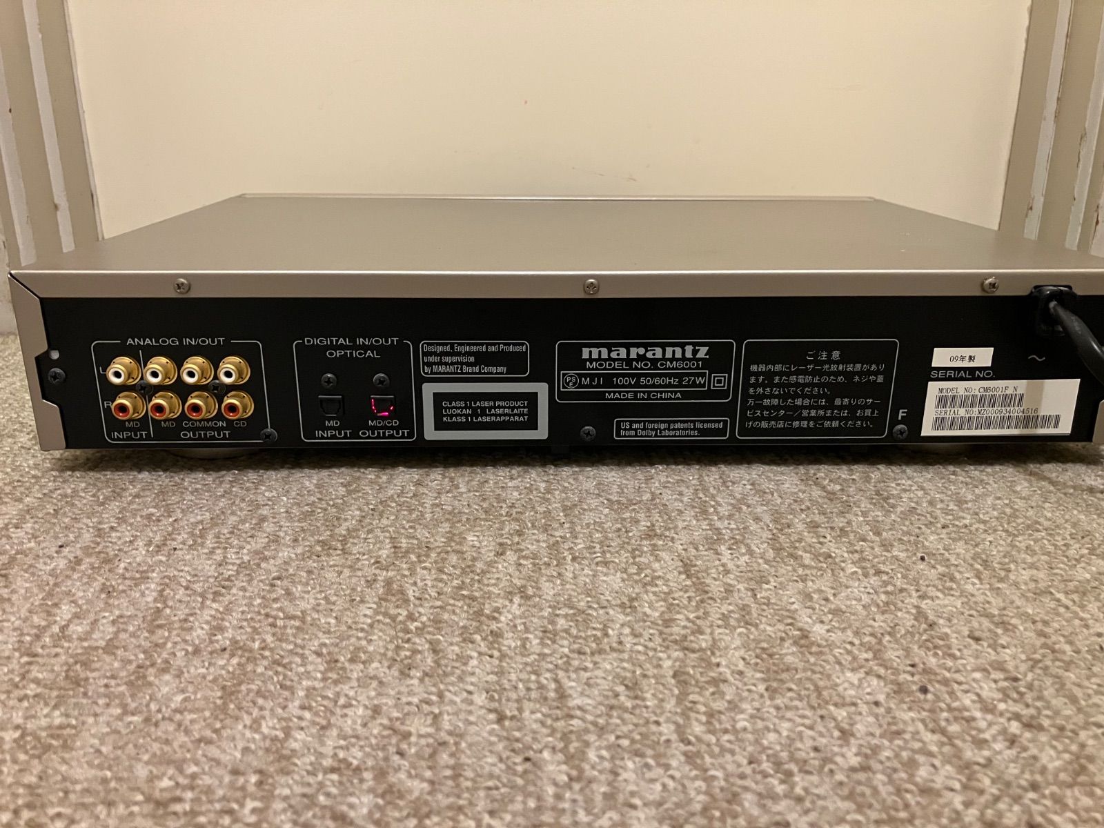 marantz CD/MDコンビネーションデッキ CM6001 - メルカリ