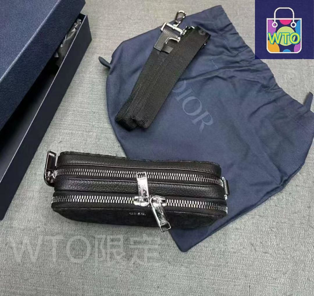 Dior ブラック ショルダーバッグ-WTO輸入1 - メルカリ