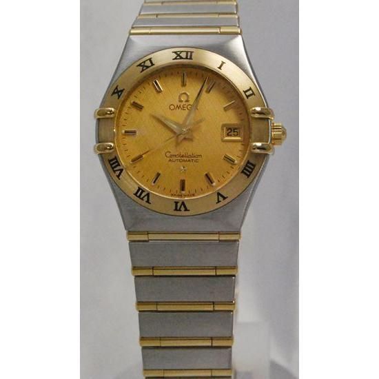 美品 コンステレーション 12Pマルチ ベゼル ダイヤ シェル 時計