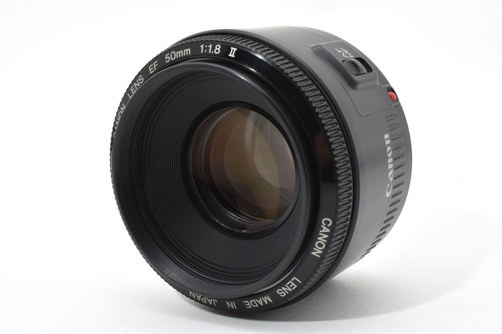 上 キヤノン Canon EF 50 mm F 1 8 II レンズキャップ付き