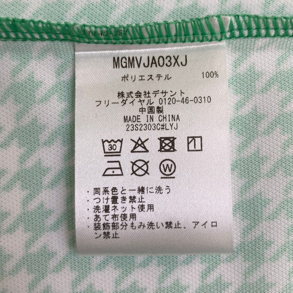 半袖ポロシャツ 千鳥柄