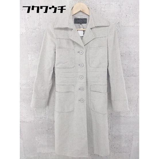 □ CITRUS NOTES シトラスノーツ カシミヤ混 コート サイズ36 グレー