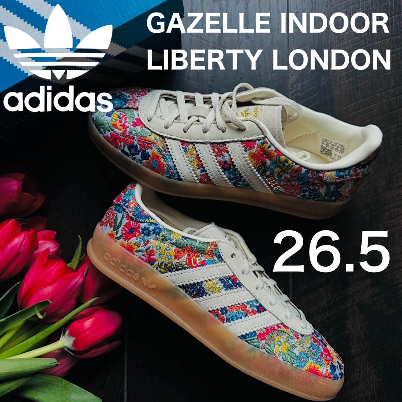 adidas × Liberty Gazelle Indoor フローラル刺繍 スニーカー Buy Liberty London x Wmns Gazelle Indoor 'Floral Embroidery