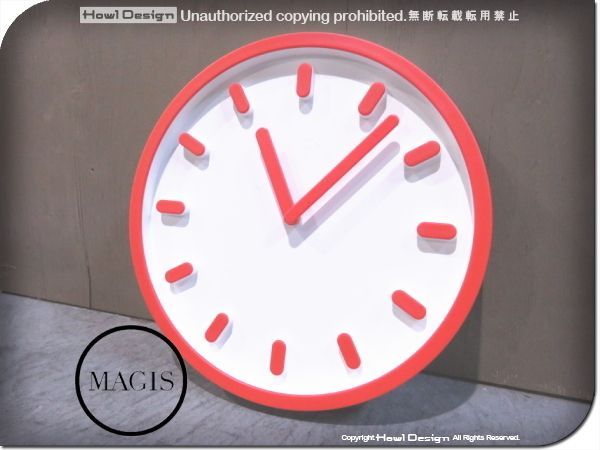 展示品 MAGIS/マジス AC510 0TEMPO/テンポ 壁掛け時計 - メルカリ