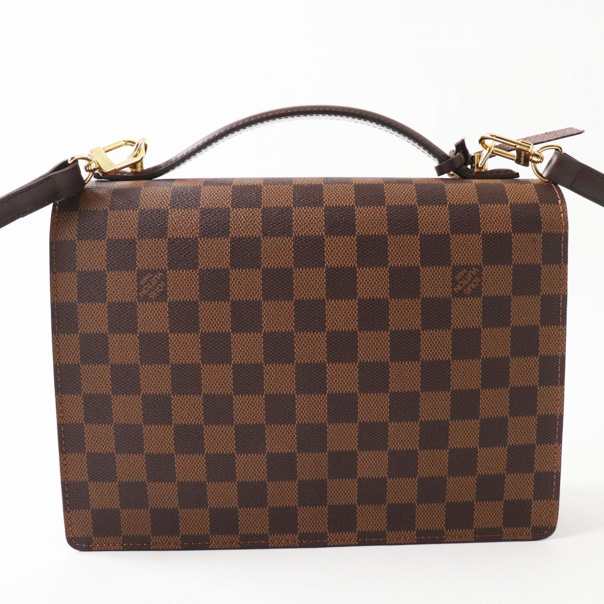 極美品◎フランス製 LOUIS VUITTON ルイヴィトン N48088 ダミエ モンソー SPオーダー 2WAY ハンド／ショルダーバッグ  鍵・箱・保管袋付き - メルカリ