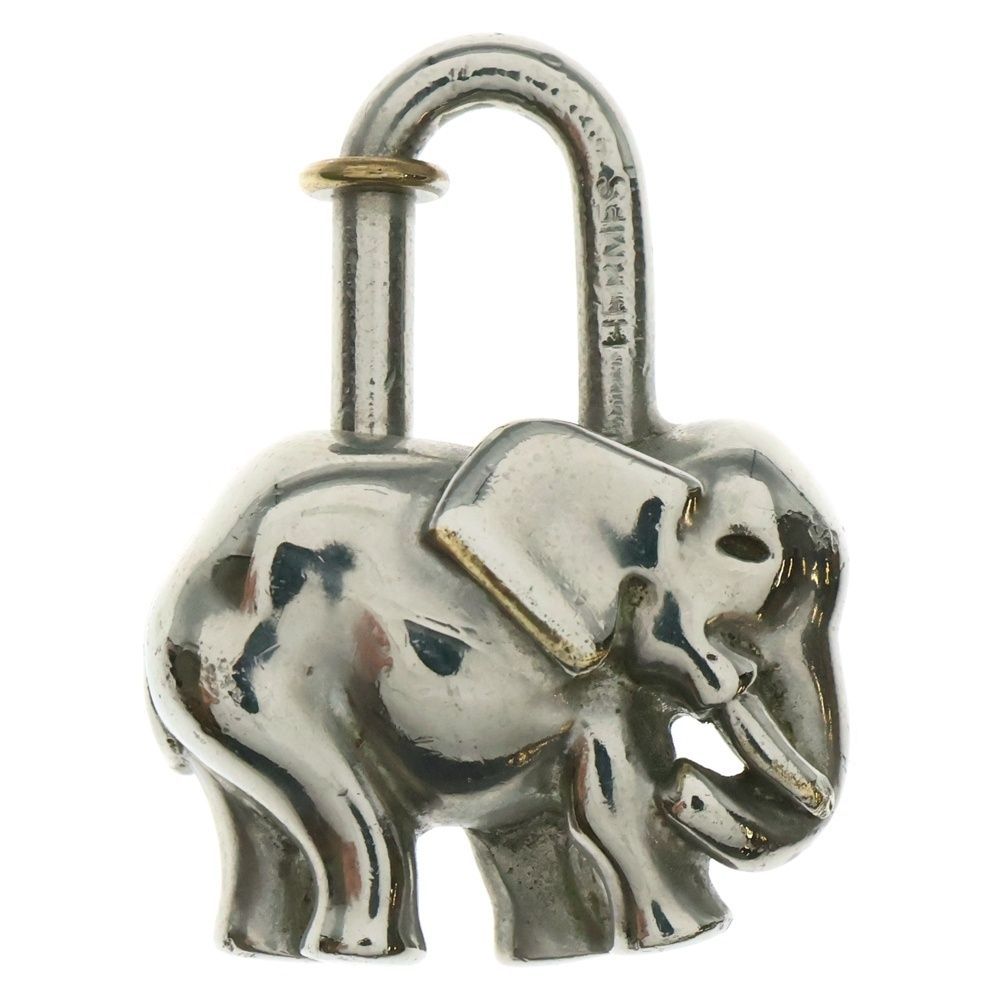 HERMES エルメス チャーム バッグチャーム パドロック シルバー SV