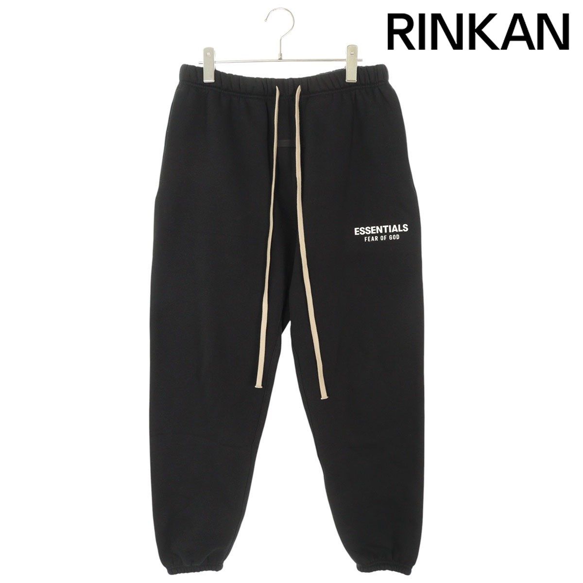 フォグ  FLEECESSENTIAL SWEATPANT ロゴプリントドローストリングスウェットロングパンツ メンズ S