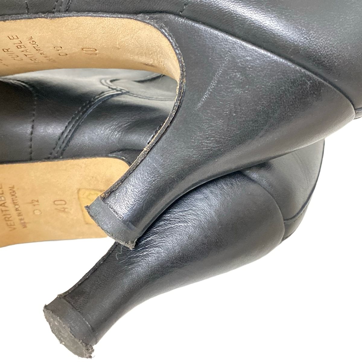 repetto レペット ショートブーツ 40 レディース - 黒 サイドゴア|アウトソール張替済 レザー WWW_WOWDIGSITE_COM