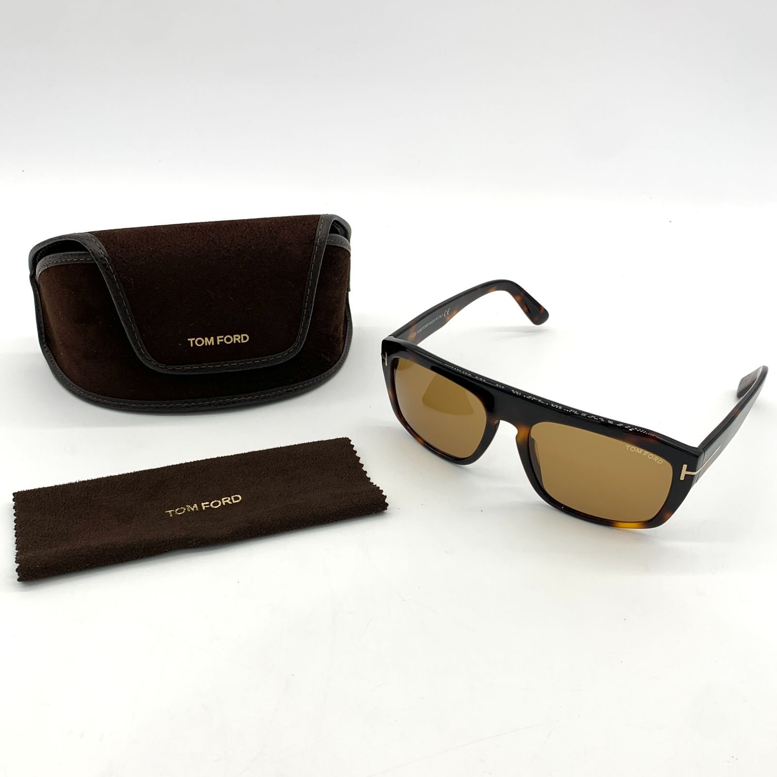 ▽TOM FORD/トムフォード サングラス conrad TF470 56E ブラウン ケース付 S25308942984 - メルカリShops