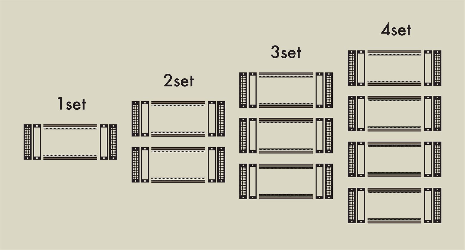 Modular zudo-rail-40