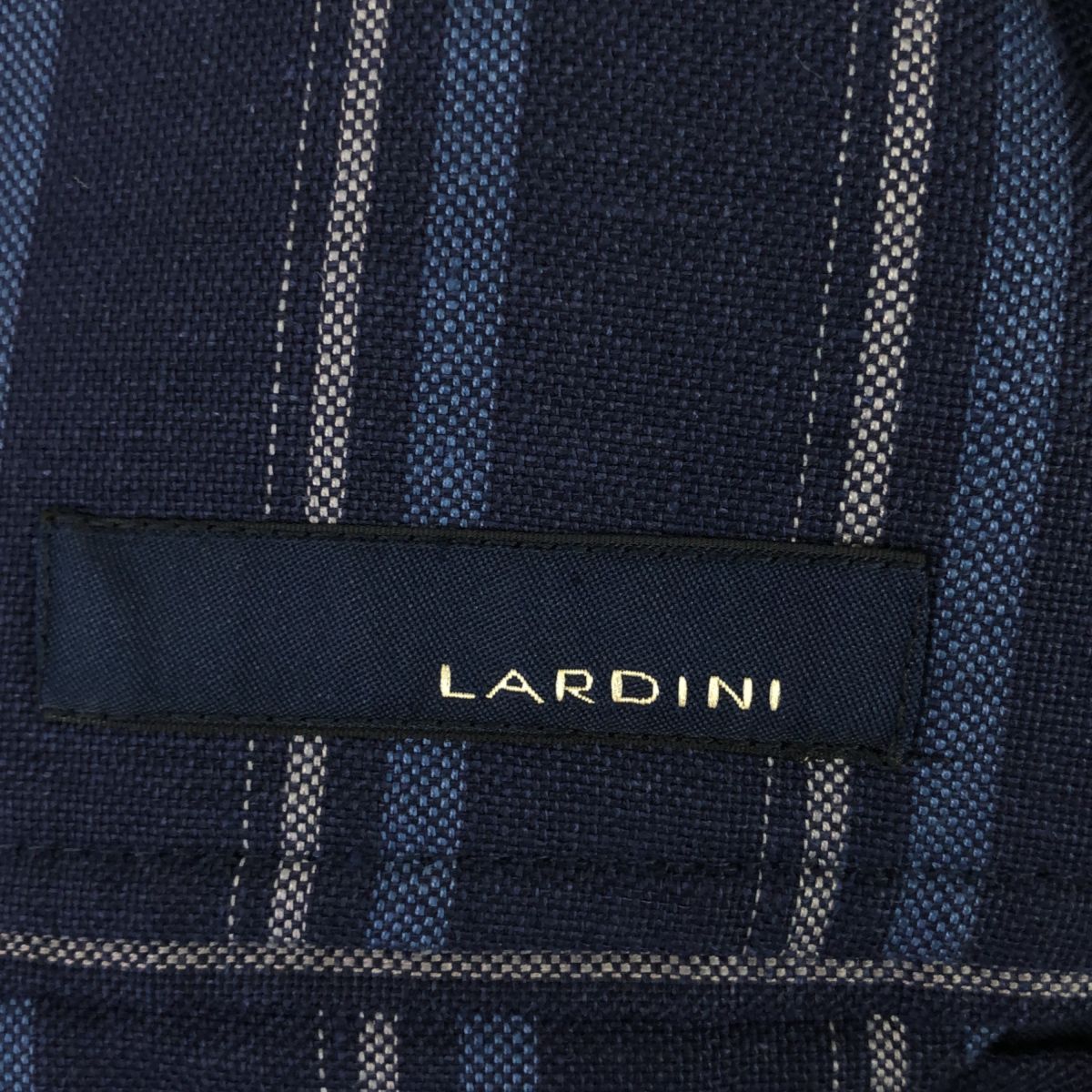 LARDINI ラルディーニ　リネン　太ストライプ織テーラード　イタリア製 楽天市場】【MORE SALE50】LARDINI ラルディーニ リネン