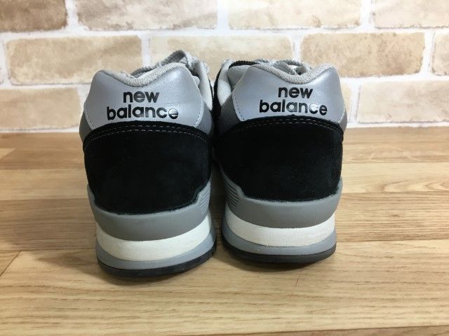 中古】 new balance ﾆｭｰﾊﾞﾗﾝｽ ﾚｻﾞｰｽﾆｰｶｰ CM996BP ﾒｯｼｭ ﾛｰｶｯﾄ ﾌﾞﾗｯｸ系