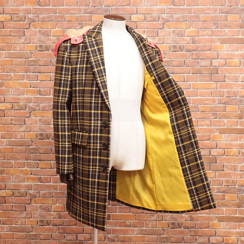 秋冬/DSQUARED2/46サイズ/チェスターコート S71AA0430 ウール ツイード 