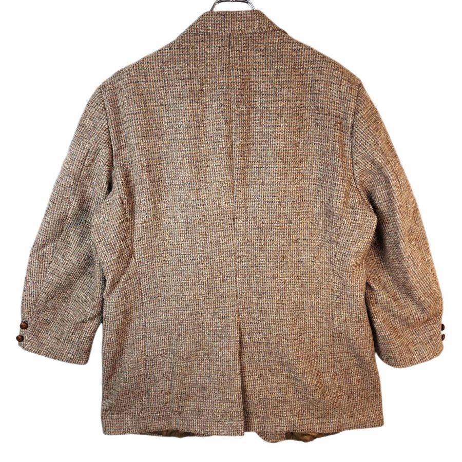80s90sUSA製Harris Tweedハリスツイードジャケットウールテーラード 