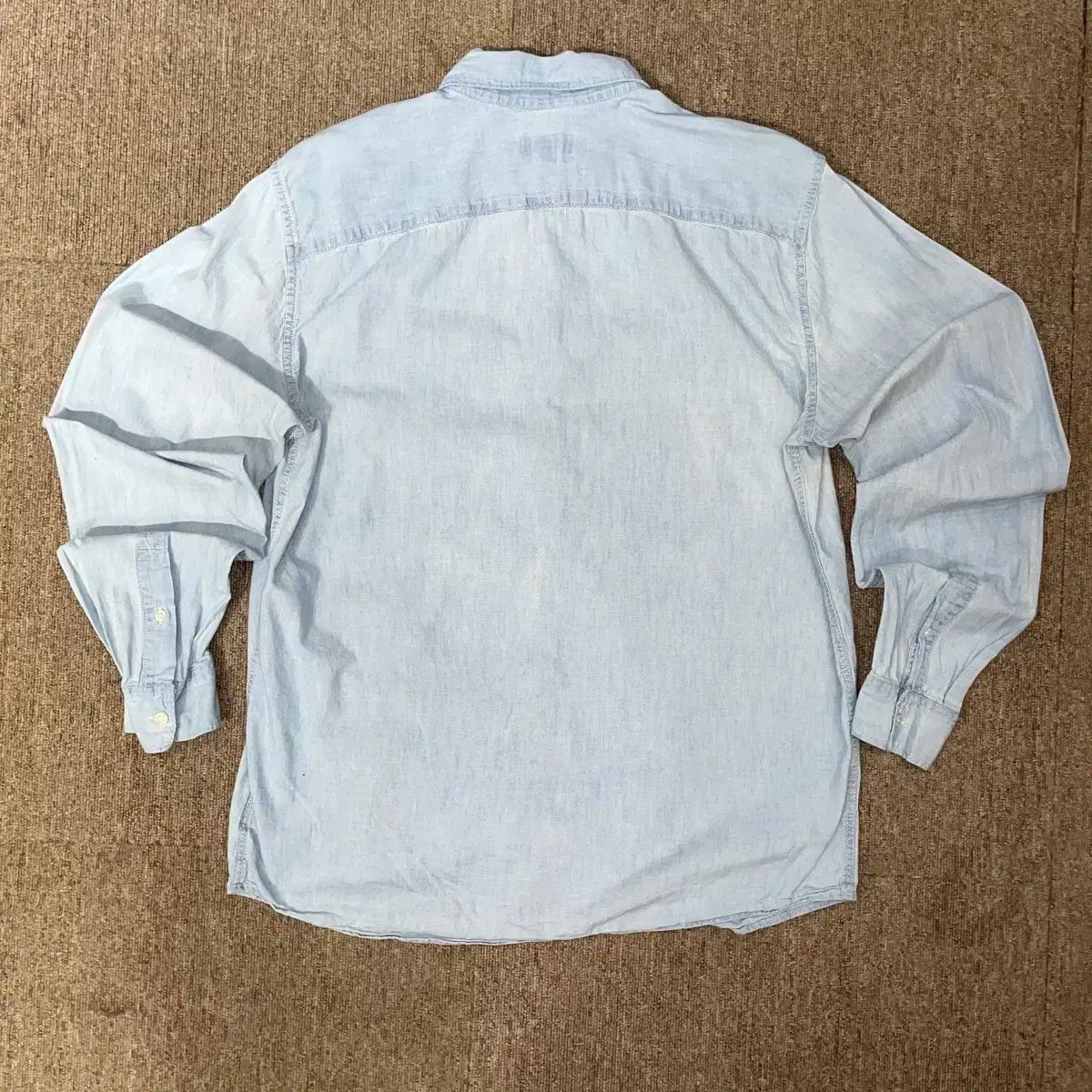 GAP デニムシャツ 古着 ギャップ オールドギャップ - L DENIM 長袖 サイズ スカイブルー デニム 長袖シャツ シャツ 青 メルカリ