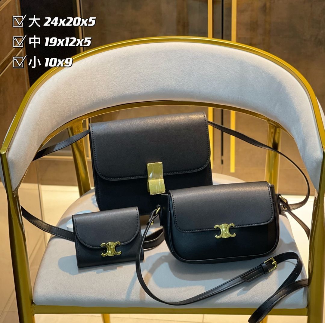豊富なギフト 極美品】Celine セリーヌ レディース ショルダーバッグ 3点 バッグ