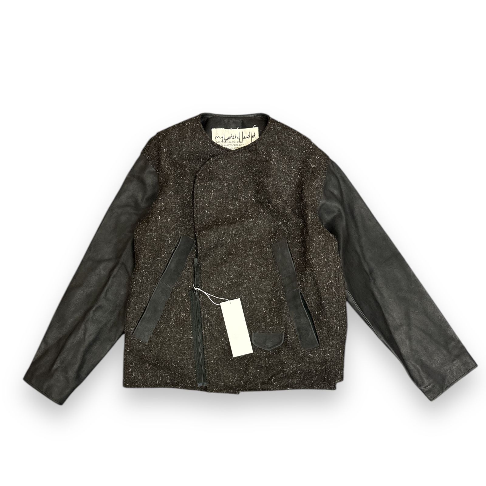 定価151800円 新品 my beautiful landlet WOOL × LEATHER RIDERS 