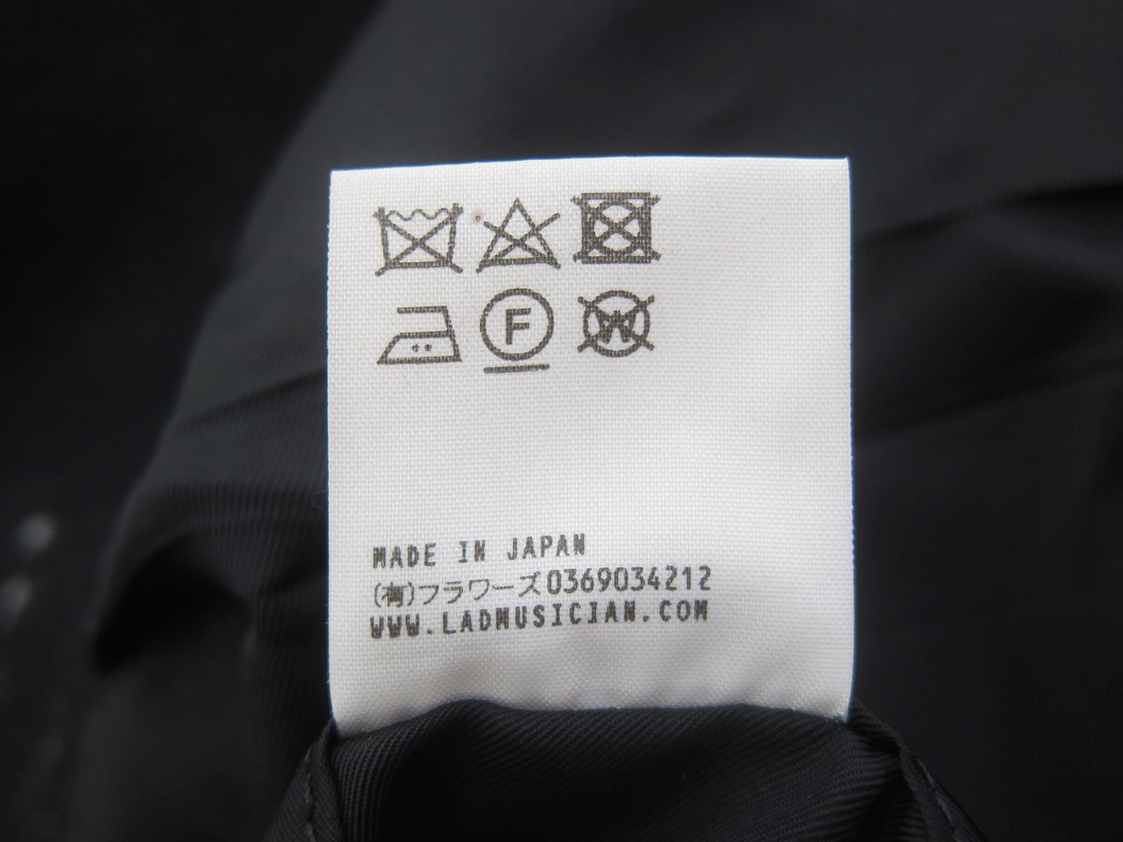 LAD MUSICIAN ラッドミュージシャン 2218-322 18AW NEP MELTON