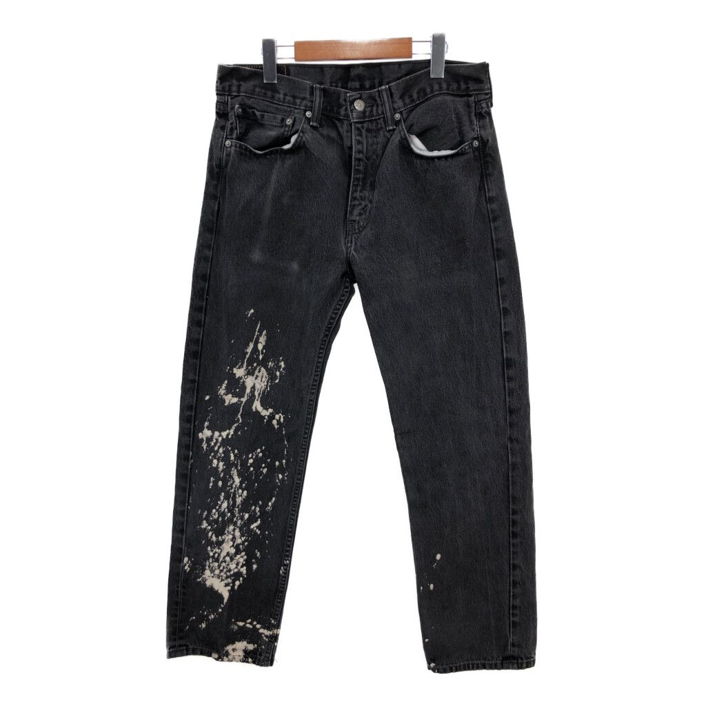Levi s リーバイス 505 デニムパンツ ブラック メンズ W34 L32 古着 T7831