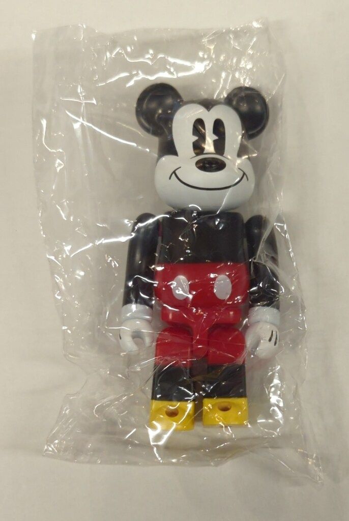 ベアブリック100% シークレット裏　ミッキーマウス 17 BEAR BRICK (ベアブリック) キャラクターグッズ ミッキー