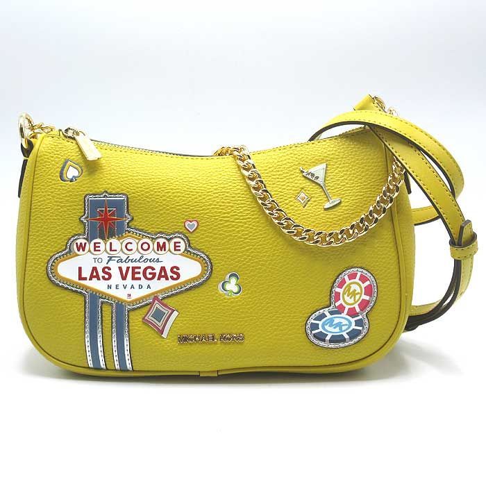 マイケルコース ショルダーバッグ MICHAEL KORS パッチ チェーン クロスボディ 2WAY 35F5G1QC6V HONEYアウトレット レディース