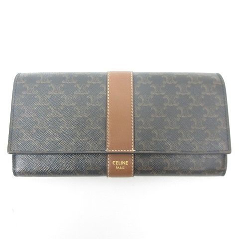 【roin】セリーヌ　財布 セリーヌ CELINE 19年トリオンフ ラージフラップウォレット 財布